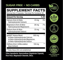 BHB Science Keto Burnx2- Ketosis Boost, 60 Capsules