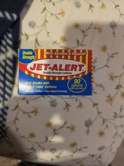 Jet-Alert Double Strength Caffeine 200mg 90 caplets exp: 10/2030