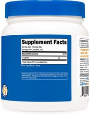 Nutricost L-Arginine (500 Grams) 3 Pack – Pure L-Arginine Powder – 5g Serving
