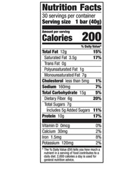 2 pack Nature Valley Peanut Butter Dark Chocolate Protein Chewy Bars, 30 ct.