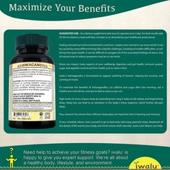 Cortisol Lowering Supplement: Stress Reduction & Cortisol Control – Ashwagandha