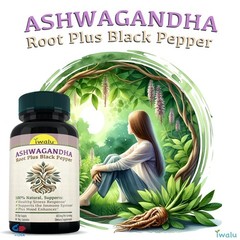 Cortisol Lowering Supplement: Stress Reduction & Cortisol Control – Ashwagandha