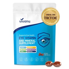 Blueberry Eye Vitamins 120 Capsules | 2-Year Shelf, Vision & Blue Light Support