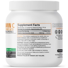 Bronson Vitamin C Powder Pure Ascorbic Acid Soluble 35.3 Ounce (Pack of 1)
