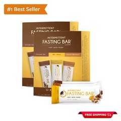 Fasting Bars | 5g Protein, 7g Fiber | Keto-Friendly, Gluten-Free, Dairy-Free,…
