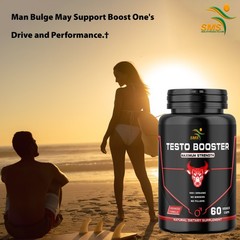 Testo Booster Stamina Energy Performance Pill Organic 60 Veg Capsules By SMS