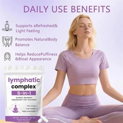 3pcs 6-in-1 Lymphatic Complex,Lymphatic Drainage Supplements|Herbal Blend-US