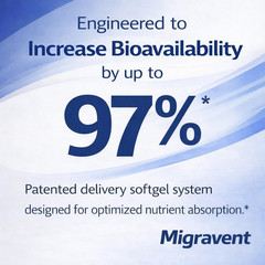 Migravent – Advanced Nutritional Formula with Magnesium, Coq10, Vitamin B2, and