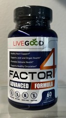 Livegood Factor 4-Advanced Inflamation Management Dietary Supplements 60 Caps.