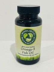 Wholistic Botanicals Omega-3 Fish Oil Molecularly Distilled 1000 Mg 60 Cap 06/26