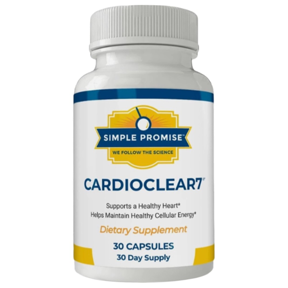 CardioClear7 Daily Heart Health, Circulation And Cellular Energy Support *1-3 Pk