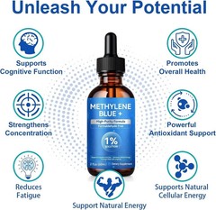 Blue Supplement – Pharmaceutical Grade, 2 FL OZ, 1% USP Grade, Liquid