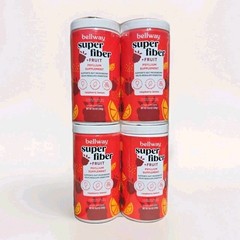 Bellway Super Fiber + Fruit Psyllium Raspberry Lemon 18oz (4 Pack) BB: 9/2026