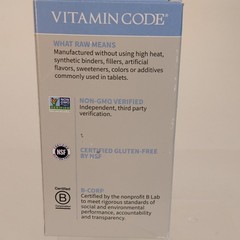 Garden of Life Vitamin Code 50 & Wiser Men Multivitamin 240 Non-GMO Exp 09/2027