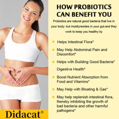DIDACAT Mood Probiotic Capsules – Stable Positive Mood,Digestive Health Support