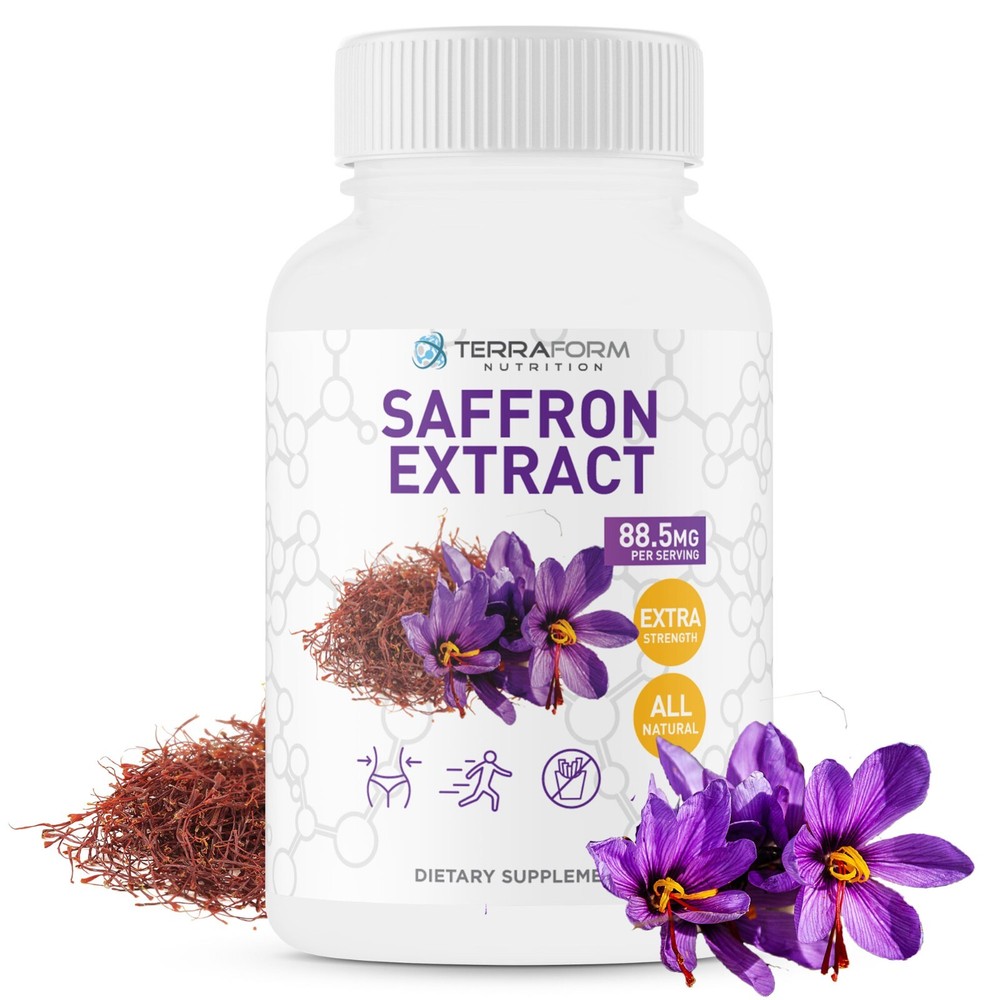 Pure Saffron Extract 88.5mg – Supports Healthy Weight Loss – USA MADE – 60 Serv.