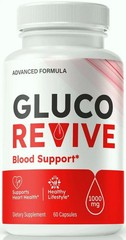 GlucoRevive Blood Sugar & Pressure Support Blood Health Capsules 60ct Pack of 3.