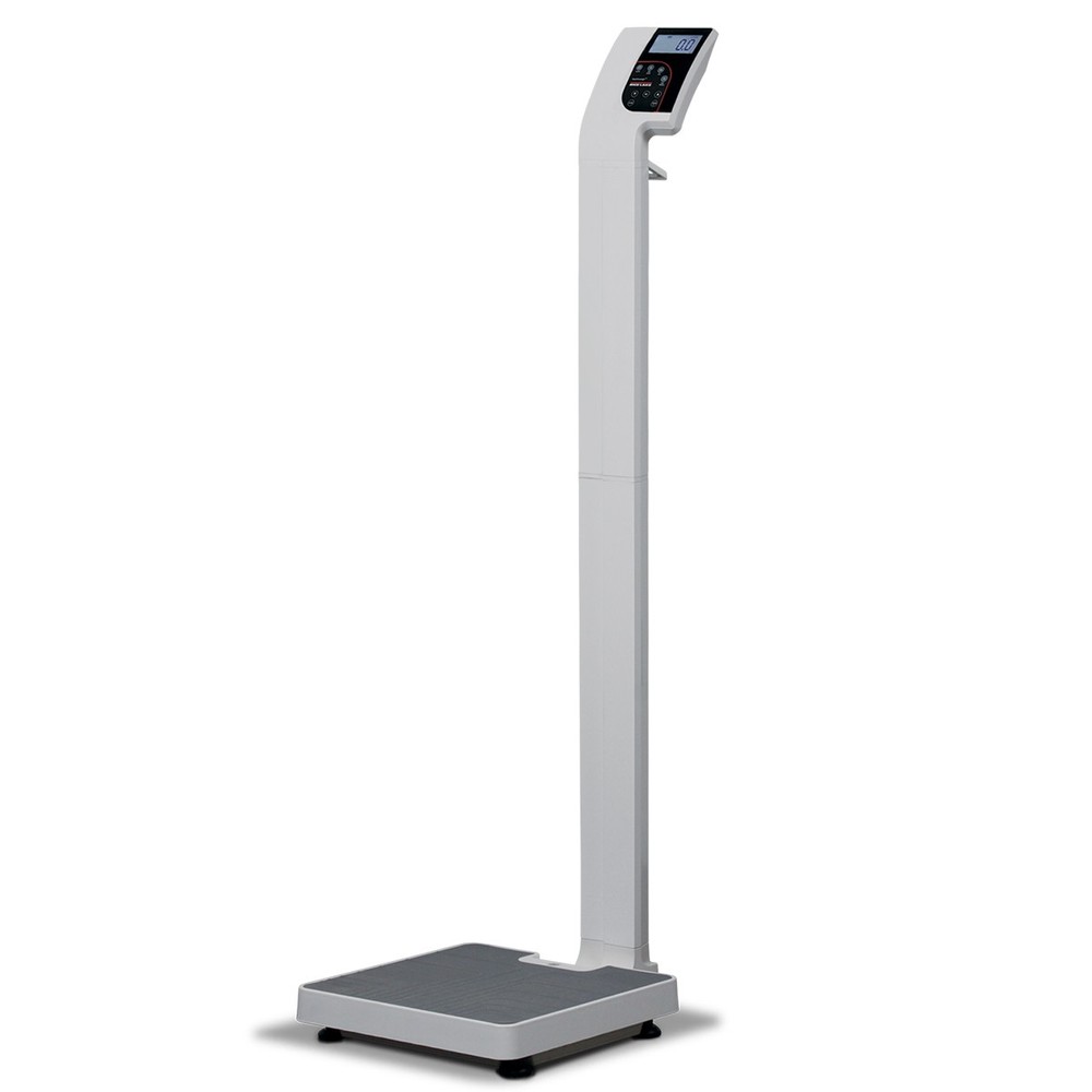 Rice Lake 161786 150-10-6 Digital Physician Scale 550 lb x 0.2 lb, Eye-Level LCD