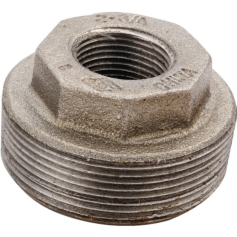 ProSource B241 80X50 Pipe Bushing, 3 x 2 in, MIP x FIP, Malleable Iron, SCH 40 S