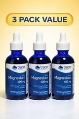 Trace Minerals Research Ionic Magnesium 2 Oz 400 mg ✅3 PACK