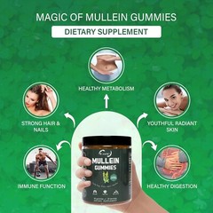 9 in 1 Mullein Leaf Extract Gummies for Lung Cleanse, Extra Strength 10000 MG US