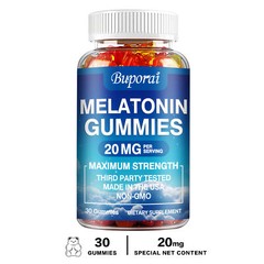 Melatonin Gummies 20mg-Relieve Stress,Improve Sleep Quality,Extra Strength Sleep