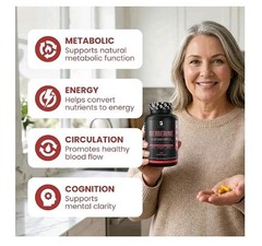 Berberine Supplement 300mg Complex Supports Blood Sugar Glucose 120Caps. (B6)