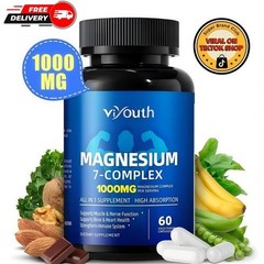 Mag 7 Muscle Supplement Advanced Sleep Complex Nerve 60-Capsules Support