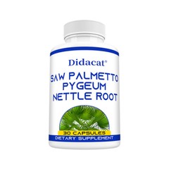 SAW PALMETTO PYGEUM NETTLE ROOT Extract Capsules – Supports Prostate Function