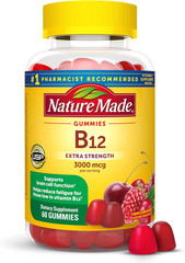 Nature Made Vitamin B12 Gummies Extra Strength 3000mcg Energy Support 60ct