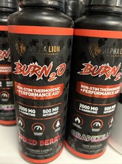 ALPHA LION SUPERHUMAN BURN 2.0 (31 SV) carnitine liquid shot GRAPEZILLA