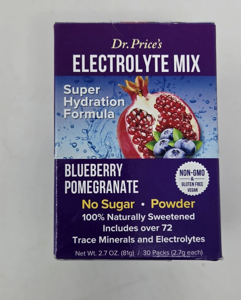 30-pack Electrolyte Mix Super Hydration Formula + Trace Minerals |Free Shipping!