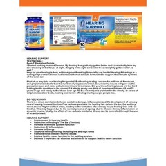 Blue Cohosh Hearing Support Ear Care & Cholesterol 660 Heart Supplement 60 Caps