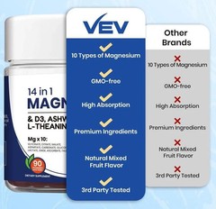 VEV 14-in-1 Magnesium Gummies