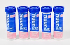 07/2026 ~ lot 5 tubes Nuun Hydration SPORT Electrolytes 10 STRAWBERRY LEMONADE