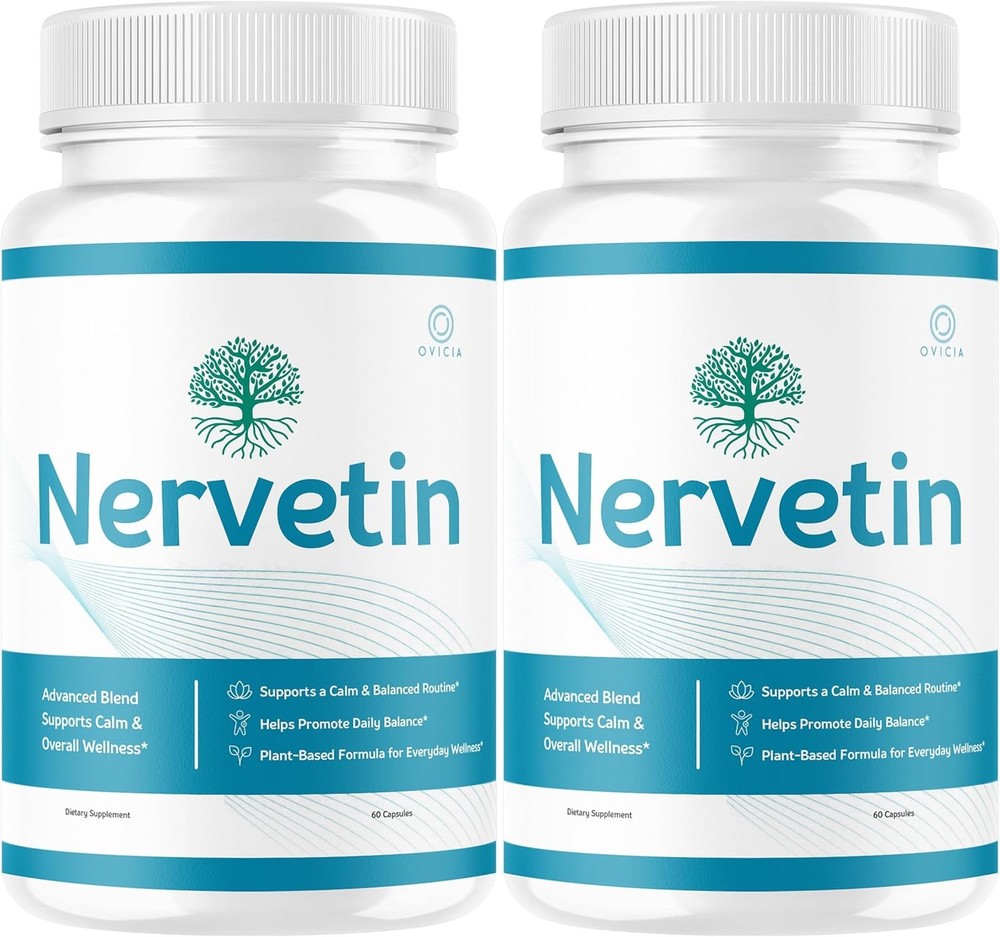 (2 Pack) Nervetin Capsules – Official Nervetin Pills Advanced Premium Formula
