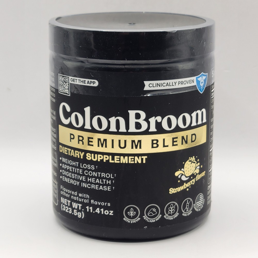 ColonBroom PREMIUM BLEND – 50 Servings 11.41 oz / 323.5g – STRAWBERRY