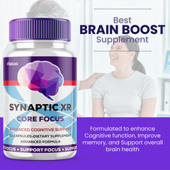 (5 Pack) Synaptic XR Core Focus Pills Boost Cognitive Performance (300 Capsules)