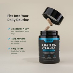Nootropic Brain Booster – Improve Memory, Clarity & Focus Supplements – 2 Pack
