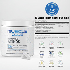 NAUTILUS Muscle Code Essential Amino Acid Capsules – Muscle Synthesis & Repair &