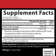 Angry Supplements Weight Loss Apple Cider Vinegar Pills ACV Fat Burner, 6 Pack