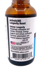 NEW Best365Labs Activate365 LONGEVITY BOOST Energy Support Cellular Renew 10/27