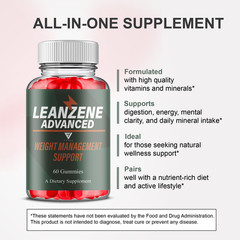 (3 Pack) Leanzene Weight Management, Leanzene Advanced Formula (180 Gummies)