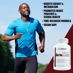 Active Men’s ALPHA MULTI Daily Multivitamin for Men | High Potency Formula, 60ct