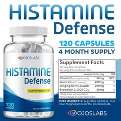 OjosLabs Advanced Histamine Defense – Natural D-Hist 120 Count (Pack of 1)