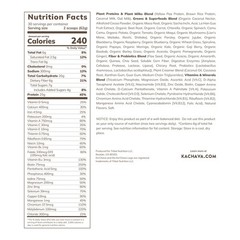 KaChava Meal Replacement Powder Protein Shake, Chocolate, 30 Servings, 4.16 LB