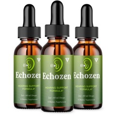 (3 Pack) EchoZen Drops, EchoZen Tinnitus Support Liquid Supplement (6oz)