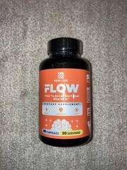 Mess Less FLOW Dietary Supplement Energy Focus 90 Capsules Vegan GF