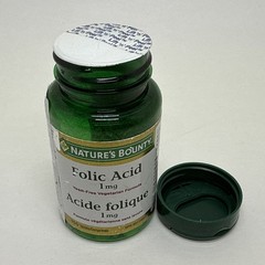 Nature’s Bounty Folic Acid 1 mg 150 Tablets EXP 07/2026 Free Shipping