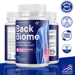 (5 Pack) Back Biome Probiotic Supplement for Back Health BackBiome 300 Capsules